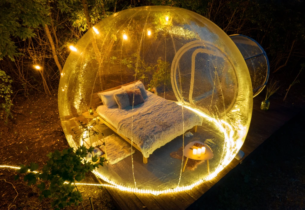 outdoor see through bubble tent